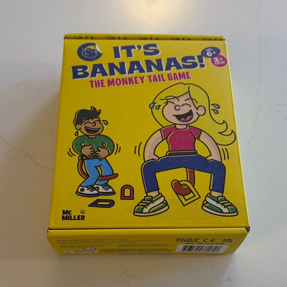 It's Bananas! The Monkey Tail Game - Yellow